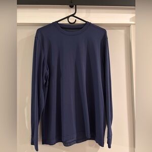 Lululemon Men’s Long Sleeve Performance Shirt – Medium – Navy